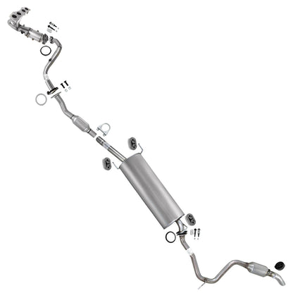 2006-2008 Toyota RAV4 2.4L Stainless Steel Complete Exhaust Kit - EPA Approved