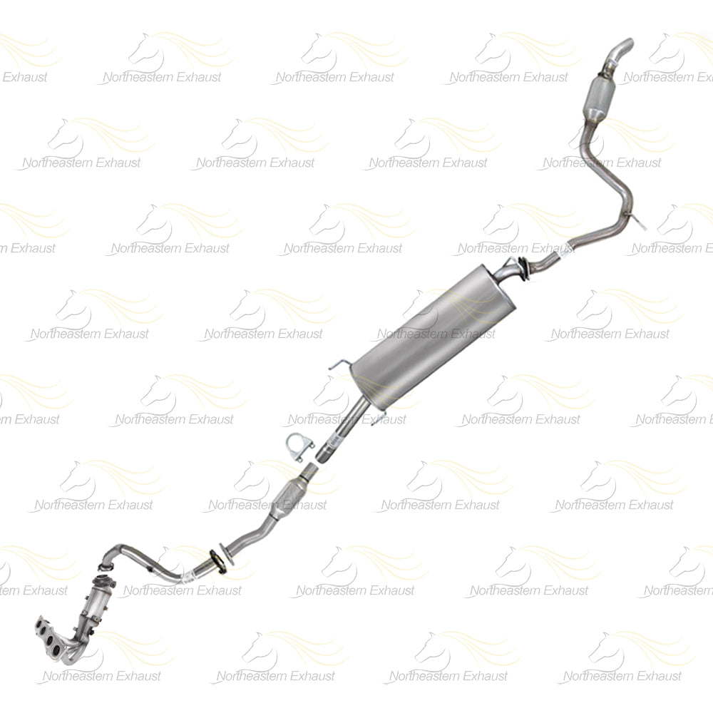 2006-2008 Toyota RAV4 2.4L Stainless Steel Complete Exhaust Kit - EPA Approved