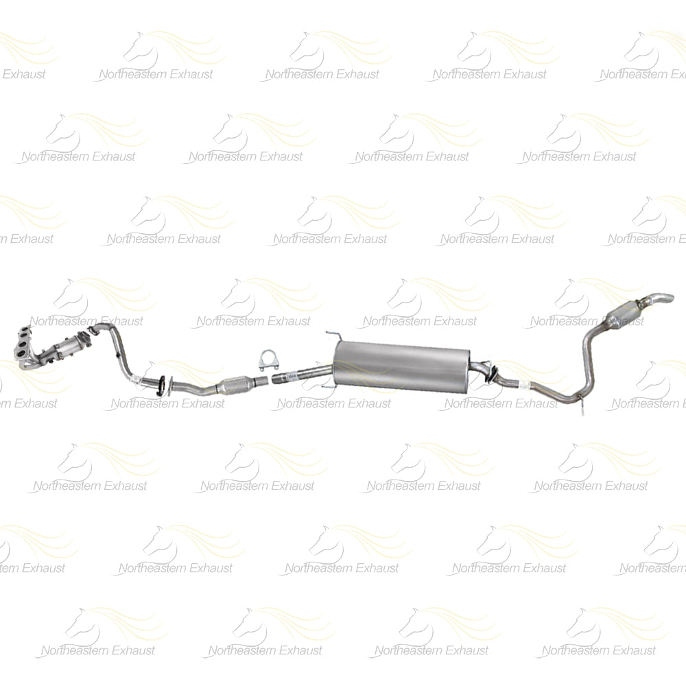 2006-2008 Toyota RAV4 2.4L Stainless Steel Complete Exhaust Kit - EPA Approved