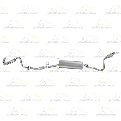 2006-2008 Toyota RAV4 2.4L Stainless Steel Complete Exhaust Kit - EPA Approved