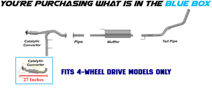 2009-2010 Ford F-150 4.6L 4WD Stainless Steel Exhaust Driver Side Catalytic Converter - EPA Approved