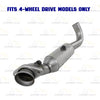 2009-2010 Ford F-150 4.6L 4WD Stainless Steel Exhaust Driver Side Catalytic Converter - EPA Approved