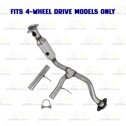 2009-2010 Ford F-150 4.6L 4WD Stainless Steel Exhaust Passenger Side Catalytic - EPA Approved