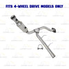 2009-2010 Ford F-150 4.6L 4WD Stainless Steel Exhaust Passenger Side Catalytic - EPA Approved