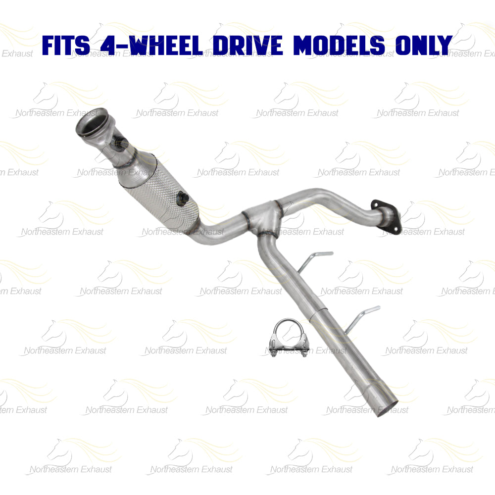 2009-2010 Ford F-150 4.6L 4WD Stainless Steel Exhaust Passenger Side Catalytic - EPA Approved