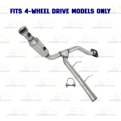 2009-2010 Ford F-150 4.6L 4WD Stainless Steel Exhaust Passenger Side Catalytic - EPA Approved