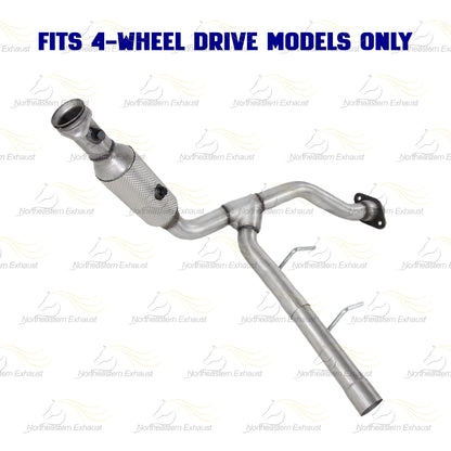 2009-2010 Ford F-150 4.6L 4WD Stainless Steel Pair of Exhaust Catalytic Converter Kit - EPA Approved