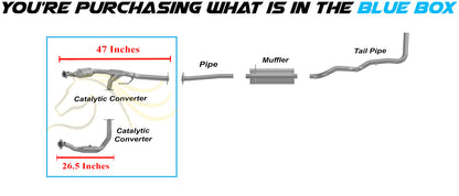 2007-2009 Mazda B4000 4.0L Stainless Steel Exhaust Pair of Catalytic Converter - EPA Approved