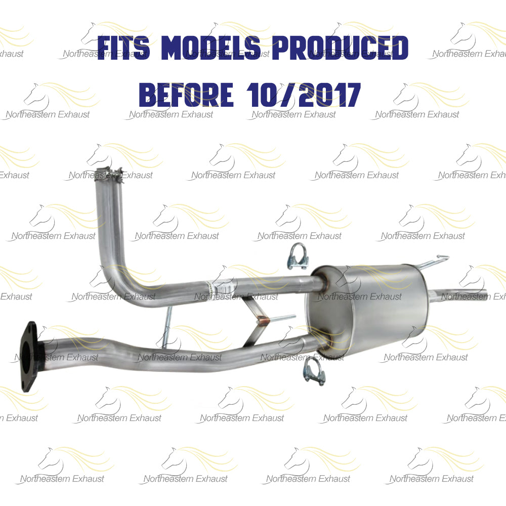2012-2017 Nissan NV3500 4.0L Exhaust Muffler | Stainless Steel