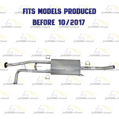 2012-2017 Nissan NV3500 4.0L Exhaust Muffler | Stainless Steel