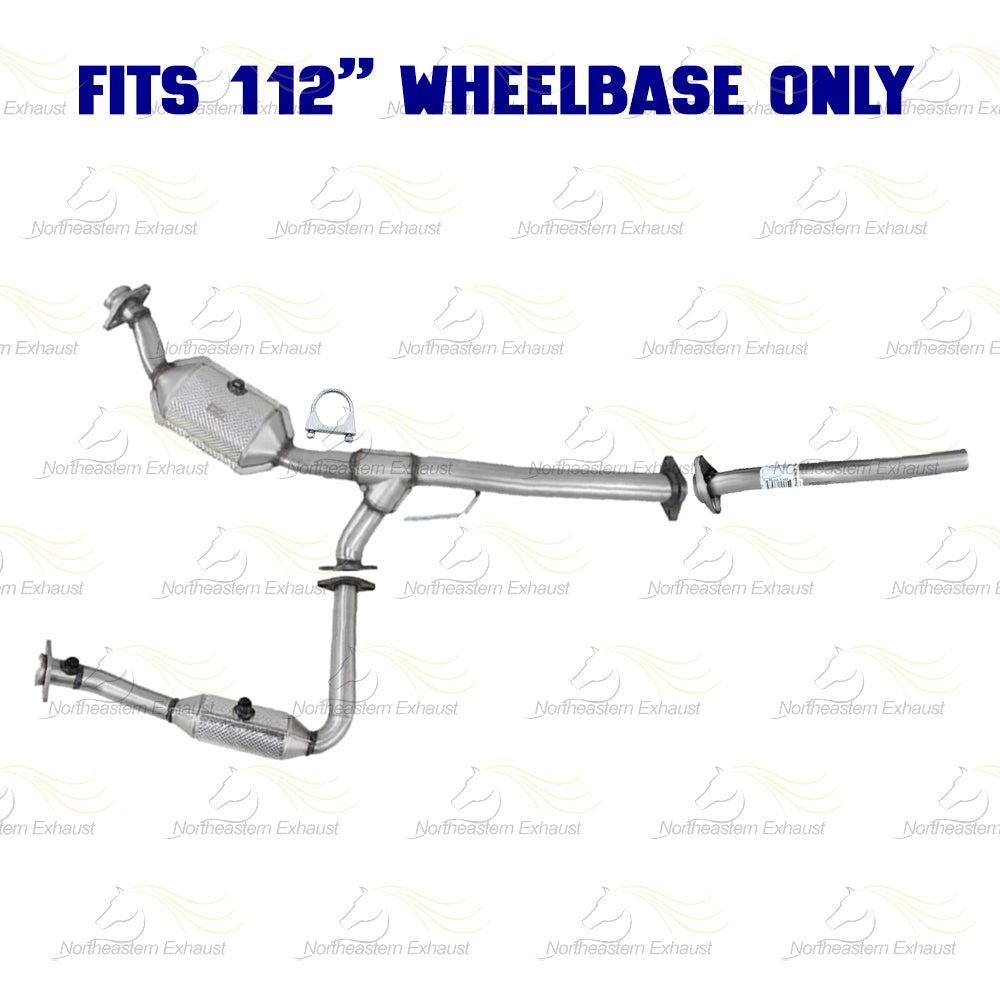 2007-2011 Ford Ranger 4.0L 112in WB Exhaust Pair of Catalytic w/ Extension Pipe Kit - EPA Approved