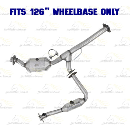2007-2011 Ford Ranger 4.0L 126in WB Pair of Catalytic w/ Extension Pipe & Muffler Kit - EPA Approved