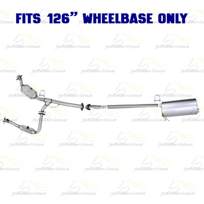 2007-2011 Ford Ranger 4.0L 126in WB Pair of Catalytic w/ Extension Pipe & Muffler Kit - EPA Approved
