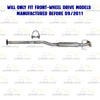 2011-2016 Toyota Sienna 3.5L FWD Exhaust Pipe