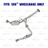 2007-2011 Ford Ranger 4.0L 126in WB Stainless Steel Complete Exhaust Kit - EPA Approved