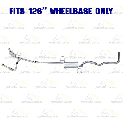 2007-2011 Ford Ranger 4.0L 126in WB Stainless Steel Complete Exhaust Kit - EPA Approved