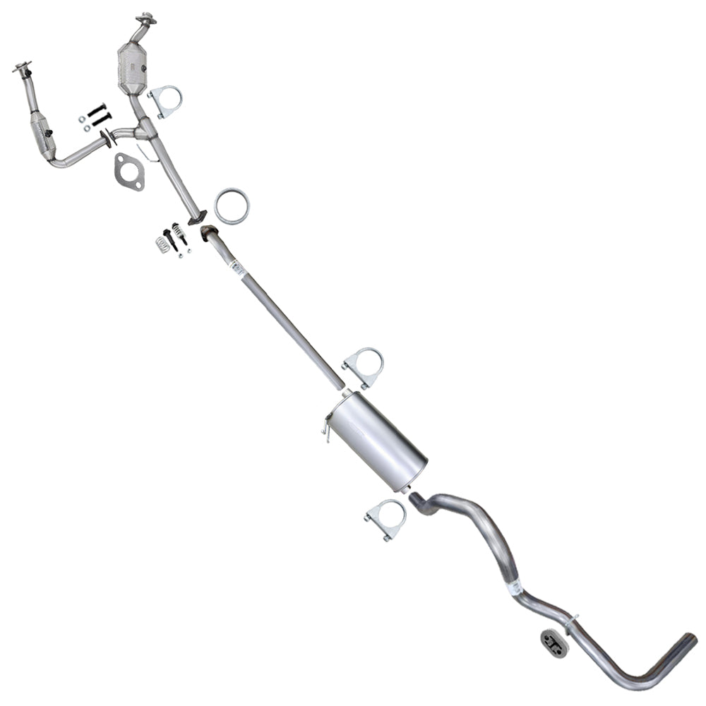 2007-2011 Ford Ranger 4.0L 126in WB Stainless Steel Complete Exhaust Kit - EPA Approved