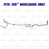 2007-2009 Mazda B4000 4.0L 126in WB Stainless Steel Complete Exhaust System - EPA Approved