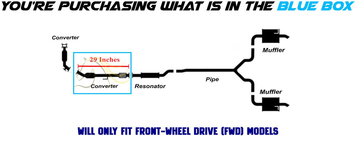 2019-2023 Nissan Altima 2.5L FWD EPA-Approved Catalytic Converter