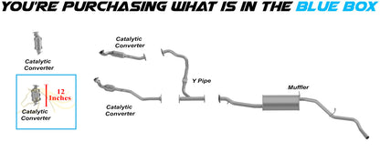 1999-2001 Nissan Frontier & 2000 2001 Nissan Xterra 3.3L Exhaust Front Driver Side Catalytic - EPA