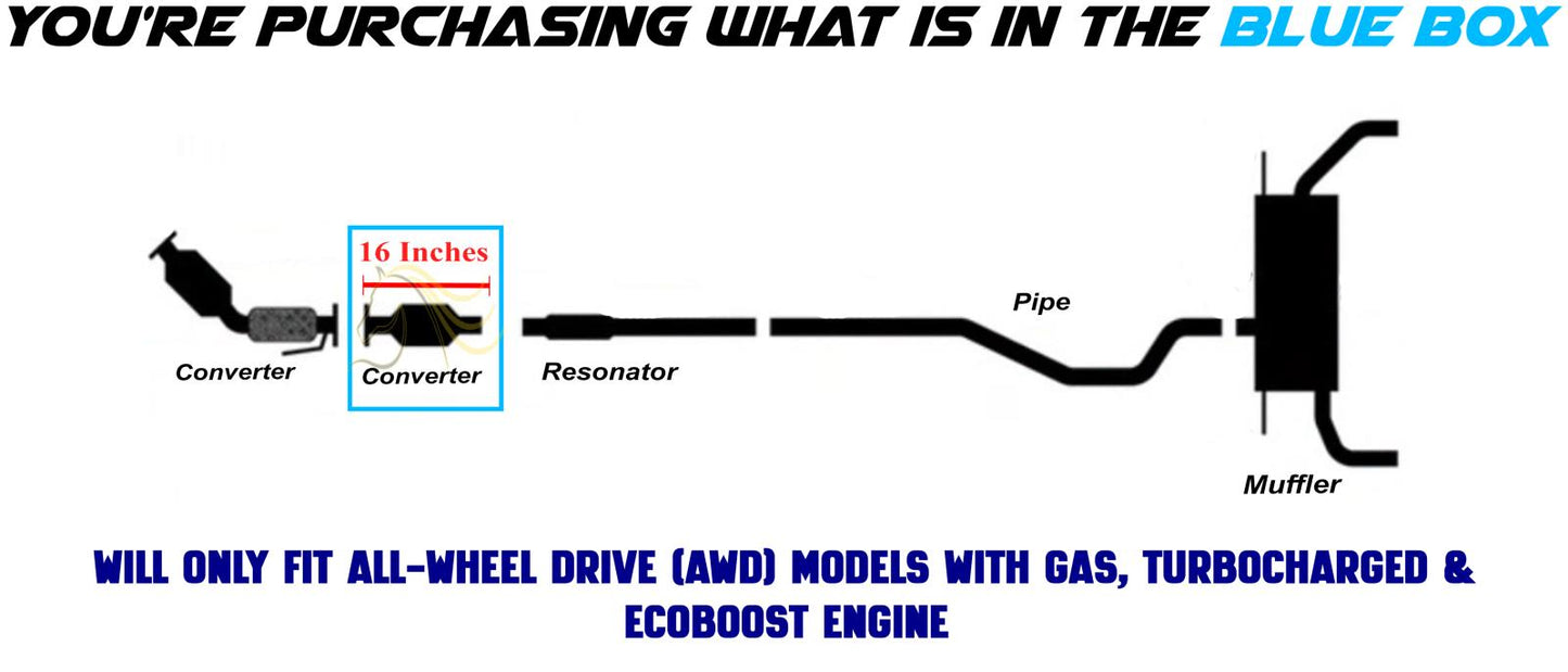 2017-2020 Ford Fusion 2.0L Exhaust Catalytic Converter - EPA-Approved
