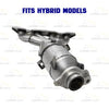 2003-2005 Honda Civic 1.3L HYBRID Stainless Steel Exhaust Manifold Converter - EPA Approved