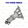 2003-2005 Honda Civic 1.3L HYBRID Stainless Steel Exhaust Manifold Converter - EPA Approved
