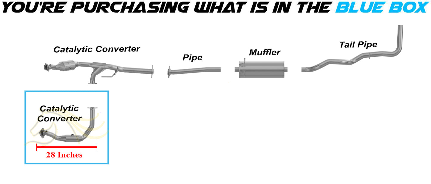 2007-2008 Ford Ranger & Mazda B3000 3.0L Exhaust Driver Side Catalytic Converter - EPA Approved