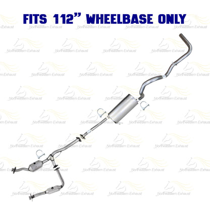 2007-2008 Ford Ranger & 2007 Mazda B3000 3.0L 112" WB Stainless Steel Complete Exhaust Kit - EPA