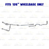 2007-2008 Ford Ranger & 2007 Mazda B3000 3.0L 126" WB Stainless Steel Complete Exhaust Kit - EPA