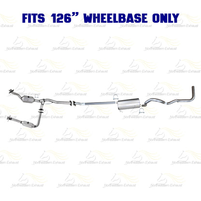 2007-2008 Ford Ranger & 2007 Mazda B3000 3.0L 126" WB Stainless Steel Complete Exhaust Kit - EPA