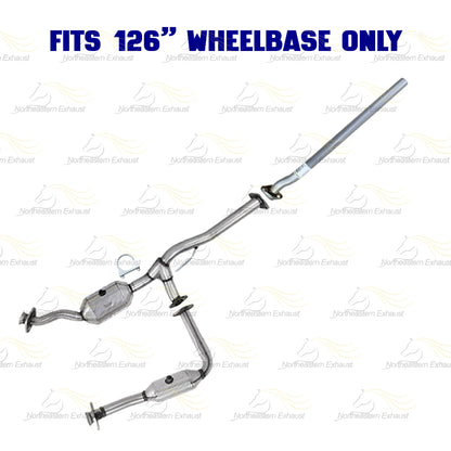 2007 Mazda B3000 3.0L 126" WB Pair of Catalytic Converter w/ Exhaust Pipe Kit - EPA Approved