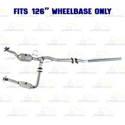 2007-2008 Ford Ranger 3.0L 126" WB Pair of Catalytic Converter w/ Exhaust Pipe Kit - EPA Approved