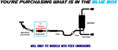 2010-2012 Mazda 3 2.0L & 2.5L EPA-Approved Catalytic Converter
