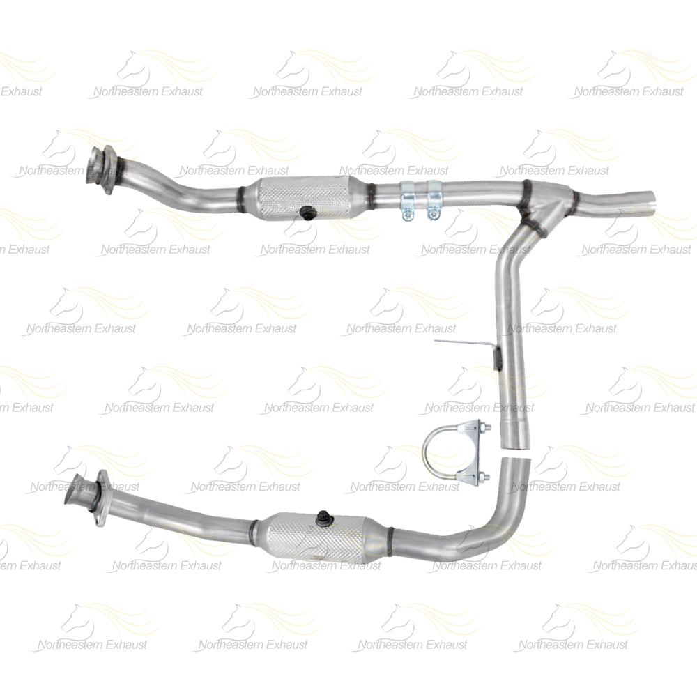2005-2008 Ford F-150 4.2L Stainless Steel Exhaust Pair of Catalytic Converter - EPA  Approved