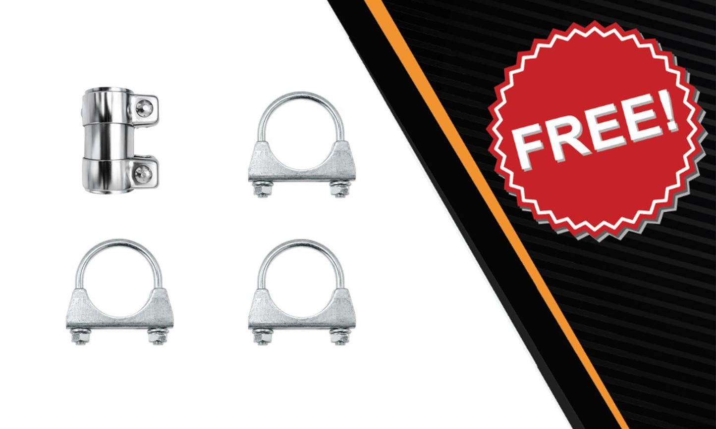 2005-2008 Ford F-150 4.2L 126" WB Pair of Catalytic Converter w/ Exhaust Pipe Kit - EPA  Approved