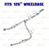 2005-2008 Ford F-150 4.2L 126" WB Pair of Catalytic w/ Extension Pipe & Intermediate Pipe Kit - EPA