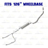 2005-2008 Ford F-150 4.2L 126" WB Stainless Steel Complete Exhaust Kit - EPA Approved