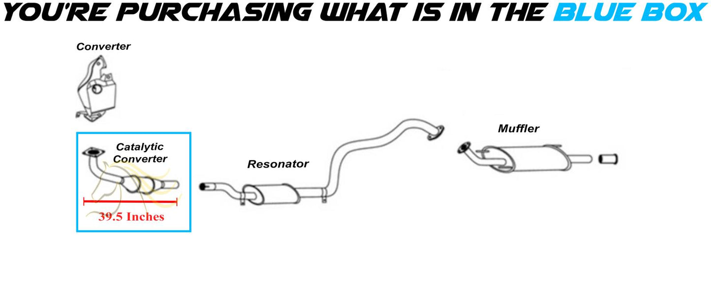 2000-2004 Volvo S40 V40 1.9L EPA-Approved Catalytic Converter