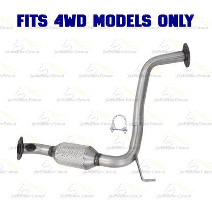 2016-2023 Toyota Tacoma 3.5L 4WD Stainless Steel Exhaust Rear Driver Side Catalytic - EPA