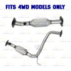 2016-2023 Toyota Tacoma 3.5L 4WD Stainless Steel Pair of Exhaust Rear Catalytic Converter - EPA