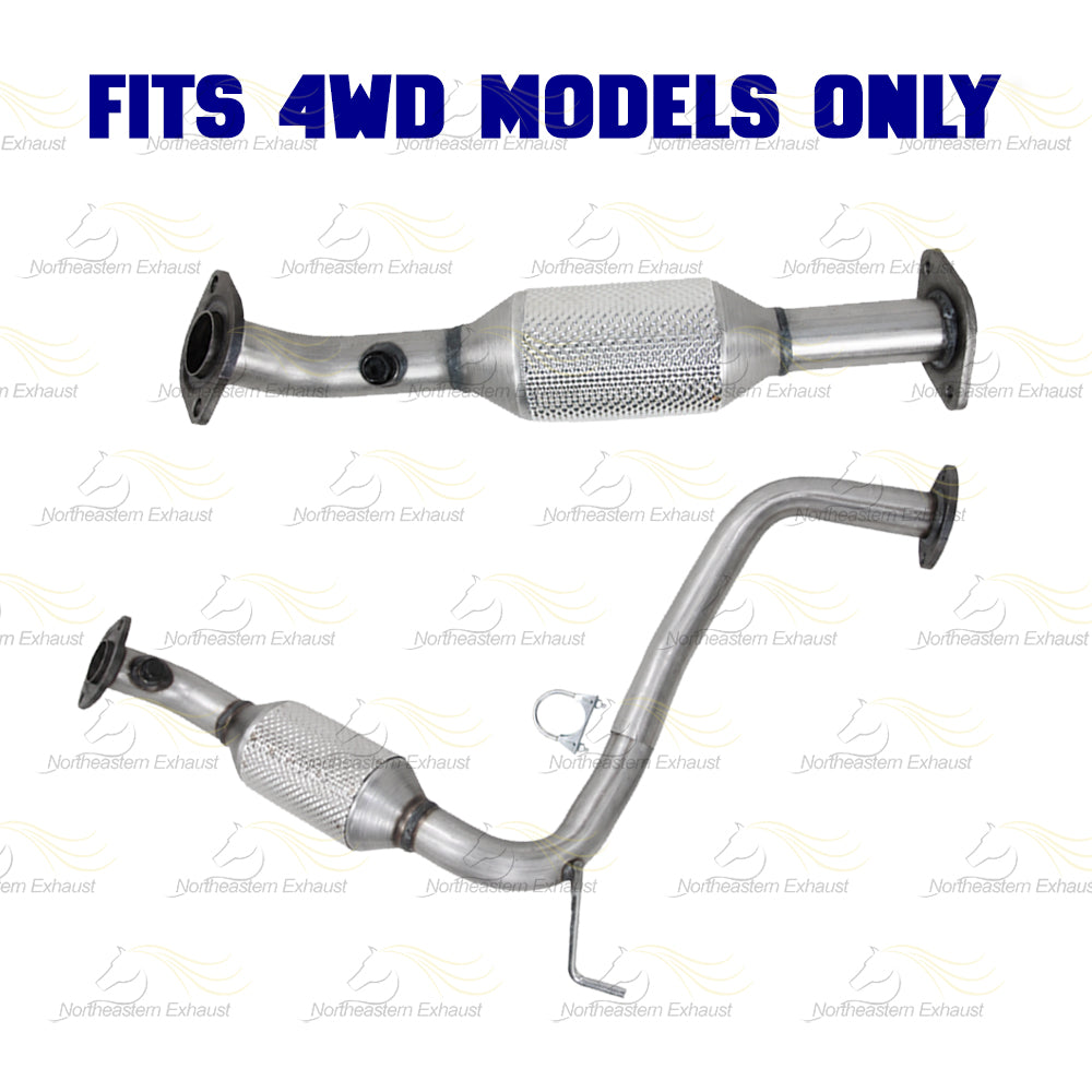 2016-2023 Toyota Tacoma 3.5L 4WD Stainless Steel Pair of Exhaust Rear Catalytic Converter - EPA