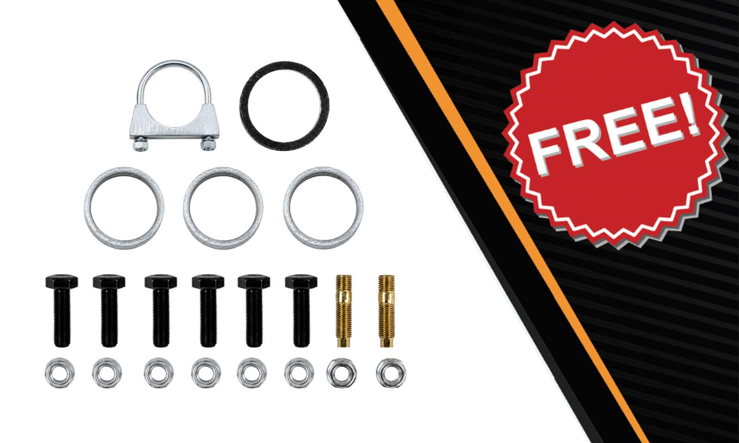 2016-2023 Toyota Tacoma 3.5L 4WD Stainless Steel Pair of Exhaust Rear Catalytic Converter - EPA