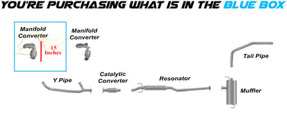 2008-2009 Toyota Highlander 3.5L Stainless Steel Exhaust Manifold Converter - EPA Approved