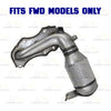 2007-2010 Toyota Sienna 3.5L FWD Exhaust Front Driver Side Manifold Converter - EPA Approved