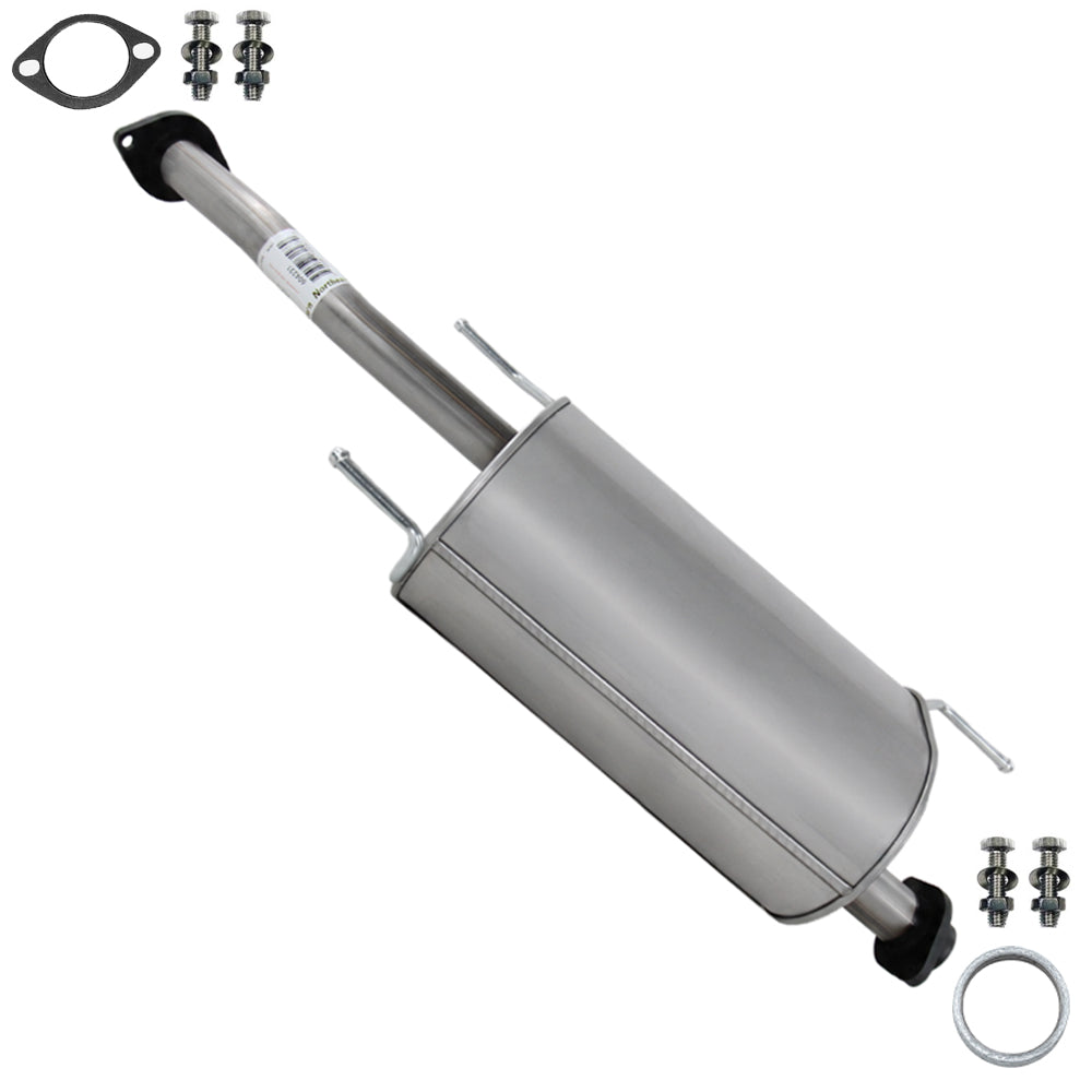 Stainless Steel Exhaust Muffler for 2015-2018 Chevy City Express 2.0L | 2013-2021 Nissan NV200 2.0L