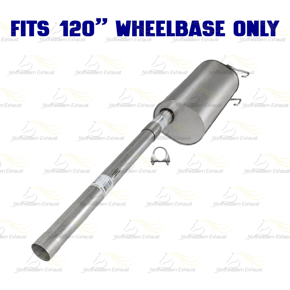 2009–2010 Dodge Ram 1500 3.7L 4.7L & 5.7L 120 WB" Stainless Steel Exhaust Pipe with Muffler Kit