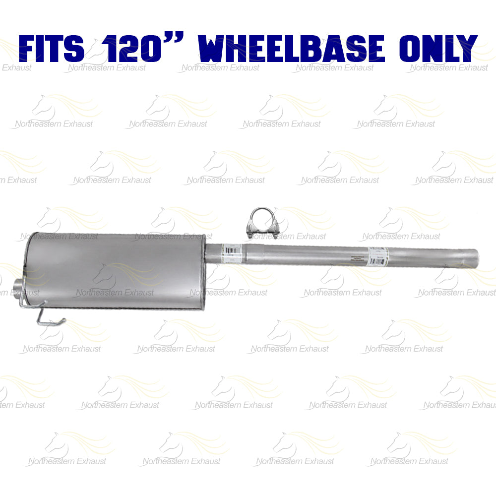 2009–2010 Dodge Ram 1500 3.7L 4.7L & 5.7L 120 WB" Stainless Steel Exhaust Pipe with Muffler Kit