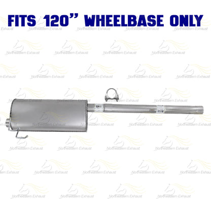 2009–2010 Dodge Ram 1500 3.7L 4.7L & 5.7L 120 WB" Stainless Steel Exhaust Pipe with Muffler Kit
