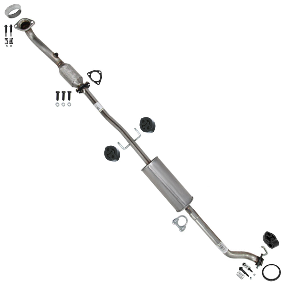 2010-2011 Honda CR-V 2.4L Exhaust Rear Catalytic Converter & Resonator Pipe Kit - EPA Approved